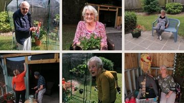 Morriston care home Residents revamp home garden